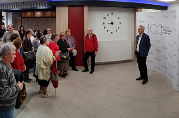 Nagy Sándor beszél az ünnepélyes átadón