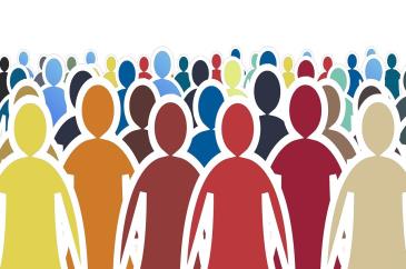 népszámlálás sok színes emeberek