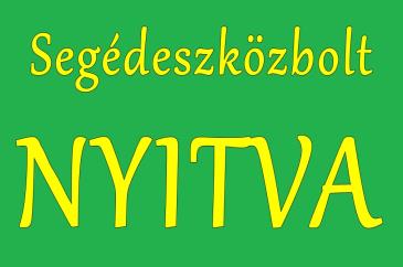 Segédeszközbolt nyitva365x242